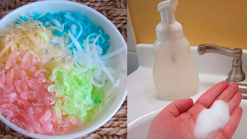 Как сделать мыло из обмылков в домашних  условиях